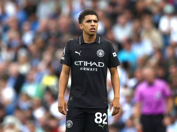 Brighton, Inglaterra 31: Rico Lewis de Manchester City y Hovon en la acuicultura e Inglaterra. (Fotos de Crystal Pix / MB Media / Getty en fotos)