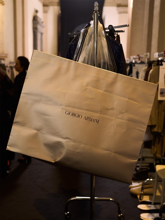 El desfile de Giorgio Armani en la Semana de la Moda de Milán