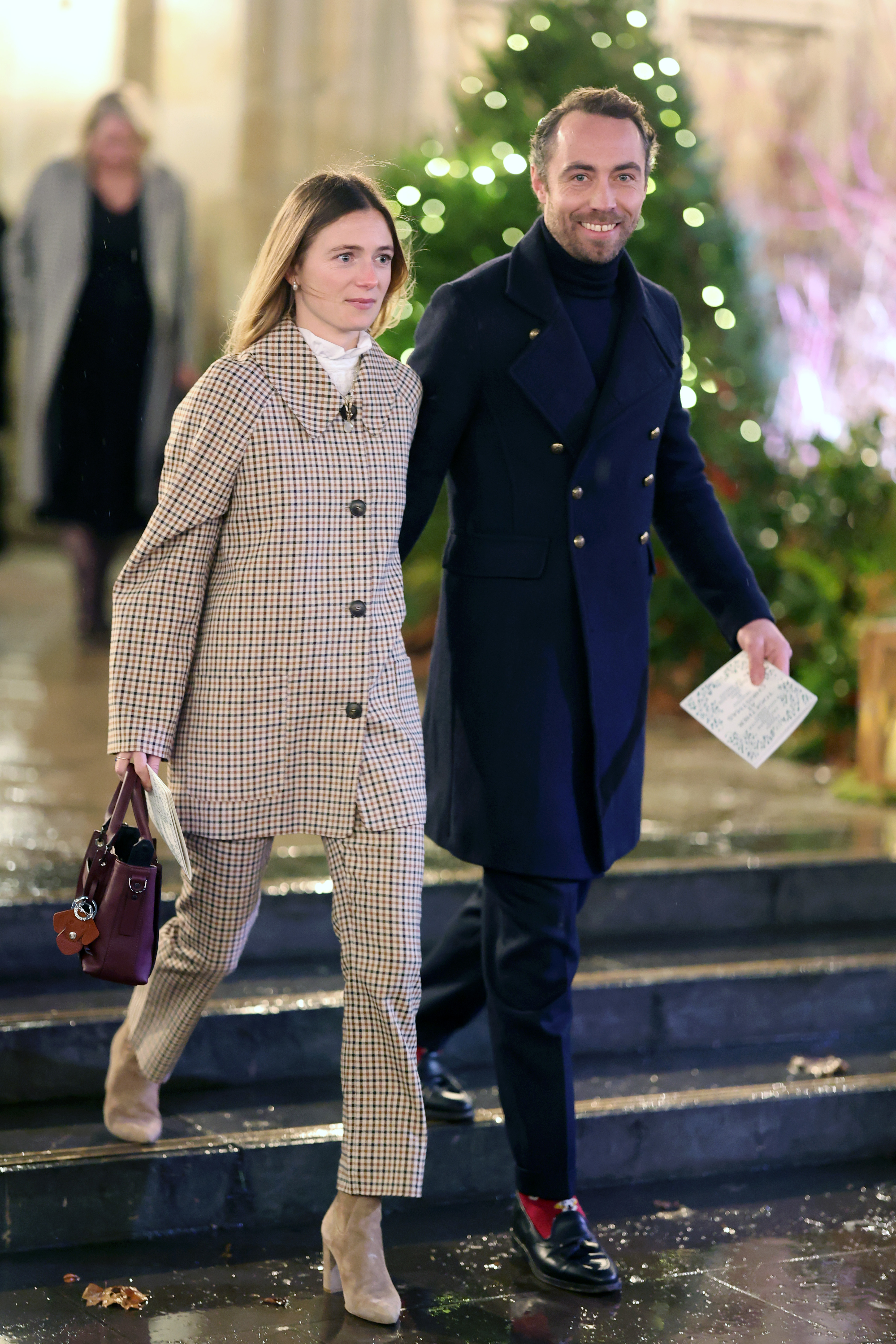 James Middleton y Alizee Tevene en el concierto de Navidad de 2025