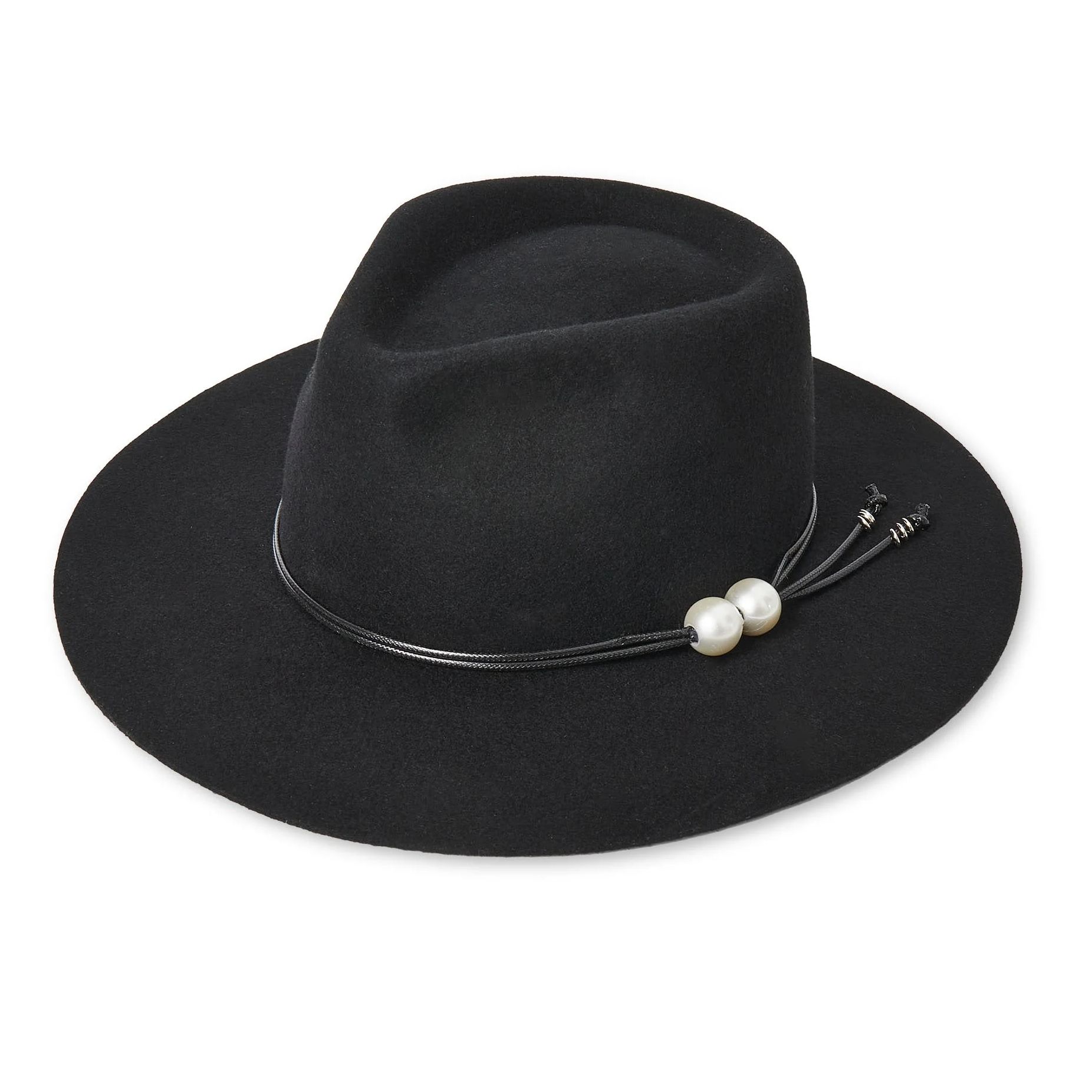 LEELDOUGII Sombrero Hanker de Lana Jet Farrah