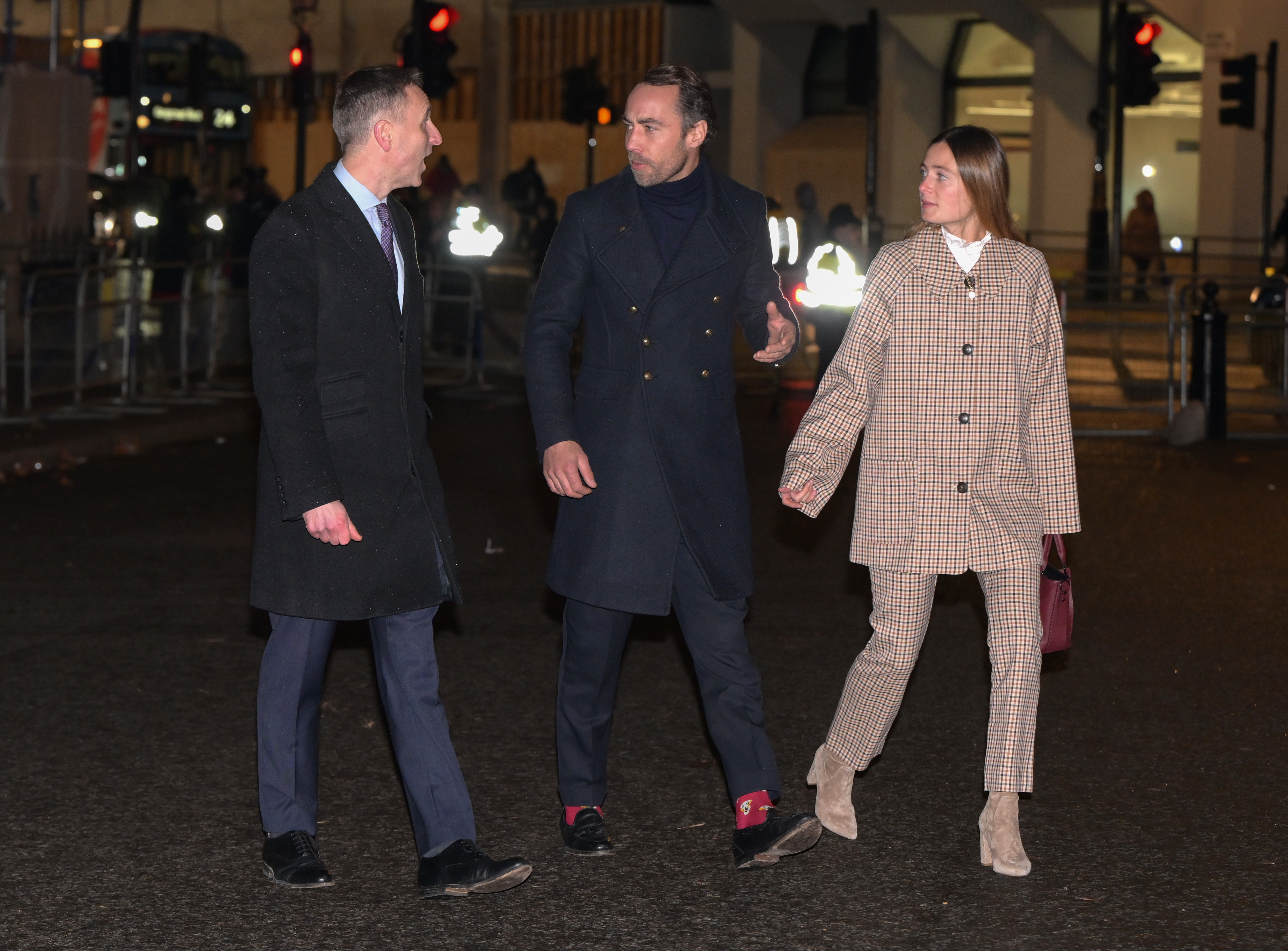 James Middleton y Alizee Tevene llegan al concierto de Navidad